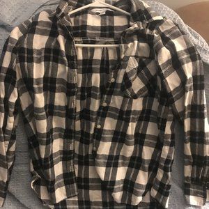 Old Navy Black+White Plaid - The classic Shirt